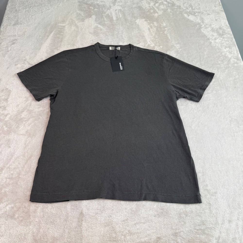 NWT Buck Mason Mens Coal Venice Wash Pima Classic Tee L T-Shirt
